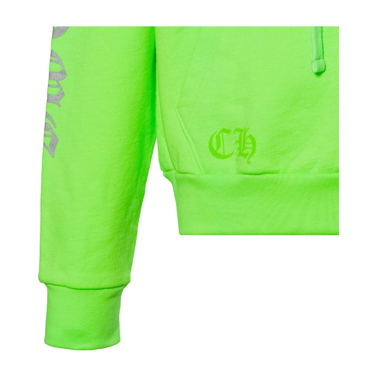Chrome Hearts Hoodie Fluorescent Green