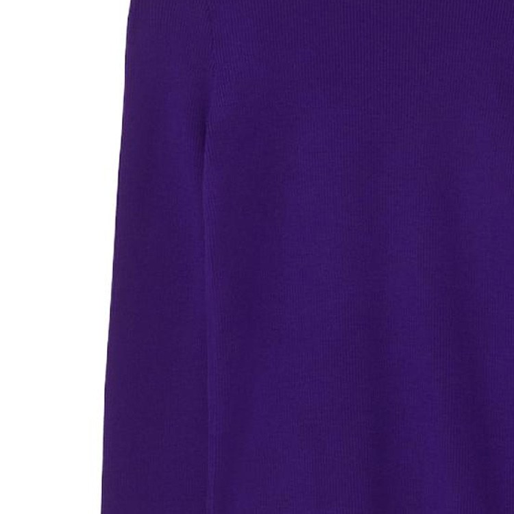 Burberry Wool Blend Sweater Purple