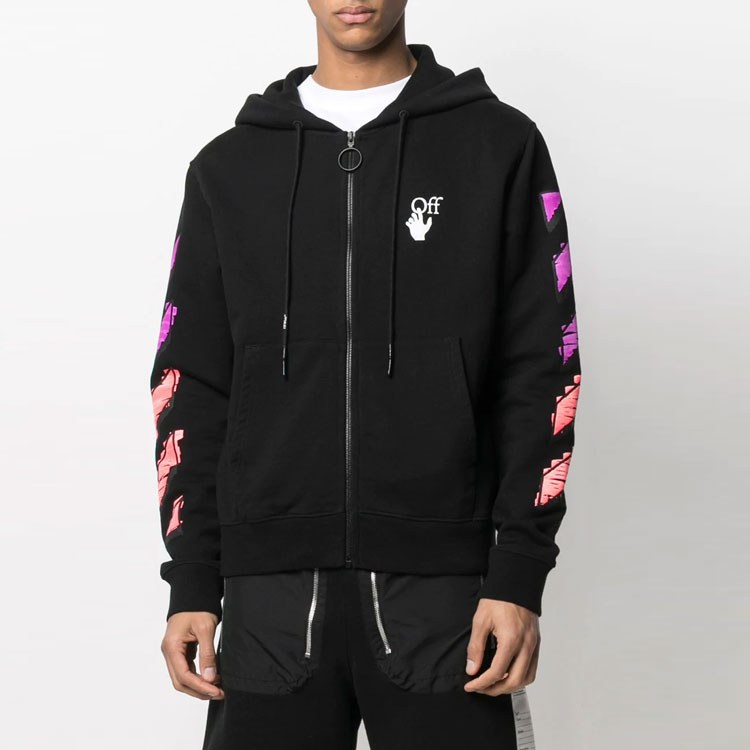 OFF-WHITE SS21 Hoodie Black
