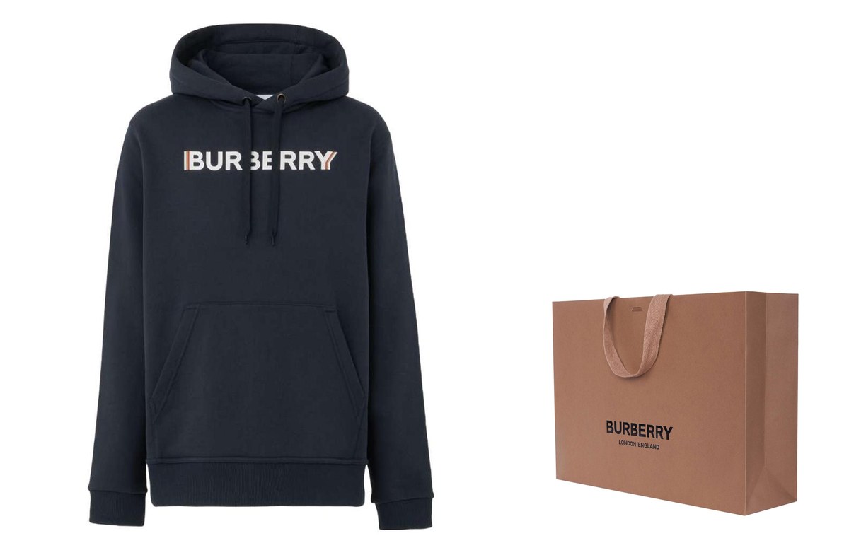 Burberry Hoodie Navy