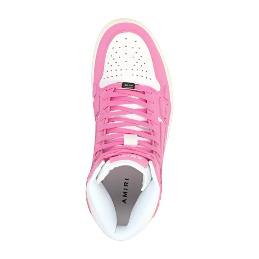 AMIRI Skel-Top Hi Pink White