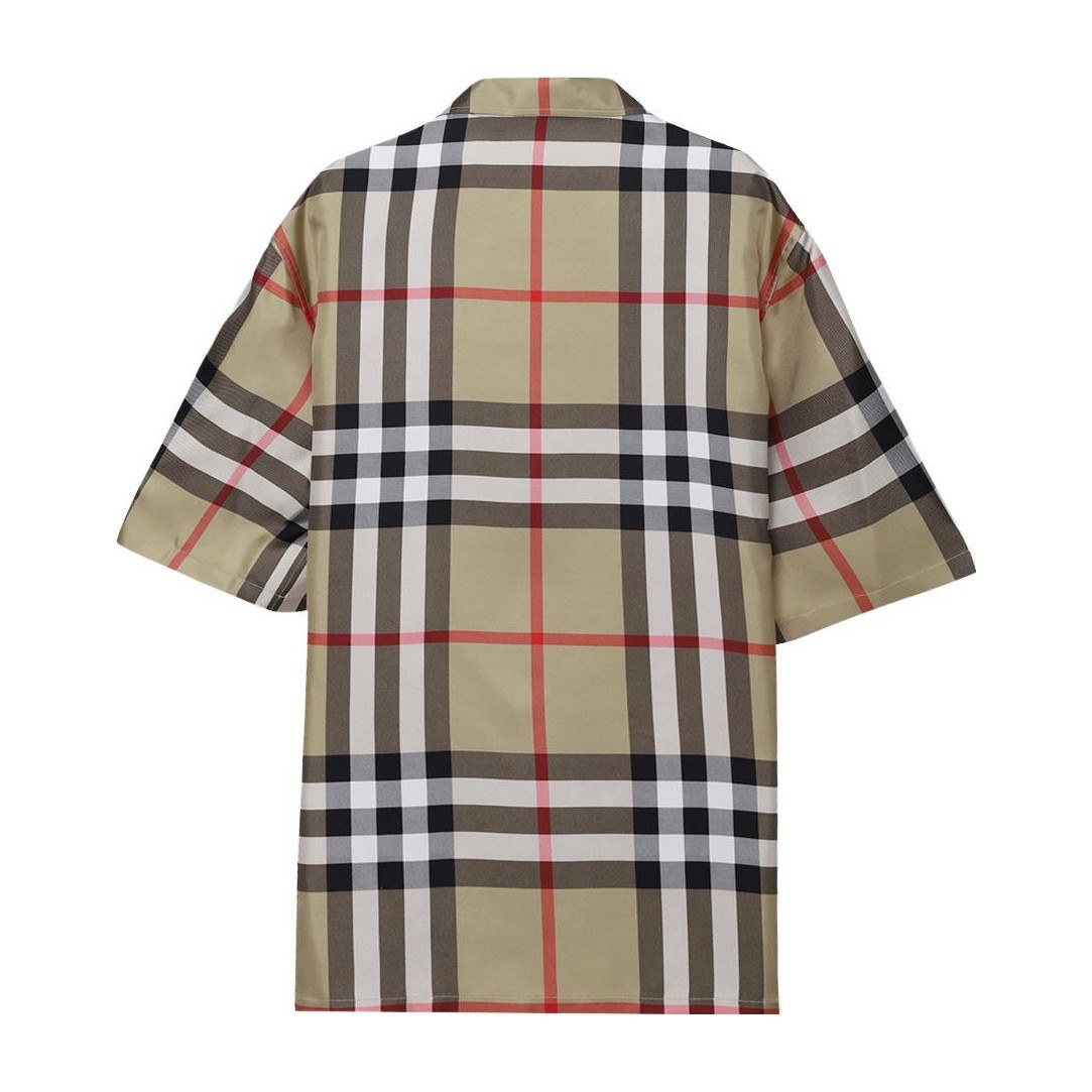 Burberry SS22 Check Silk Shirt