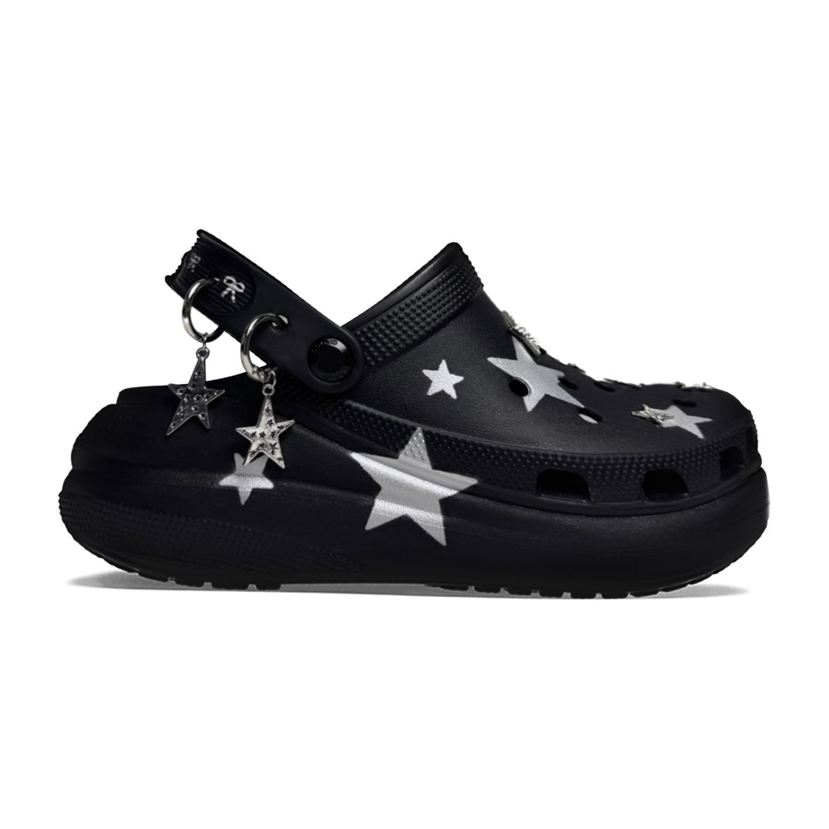 Crocs Crush Clog Black Silver