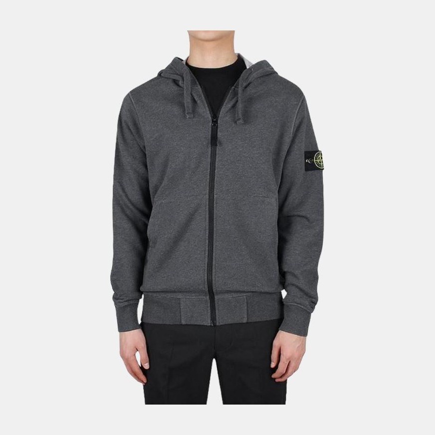 Stone Island SS23 Logo Hoodie Smoke Grey