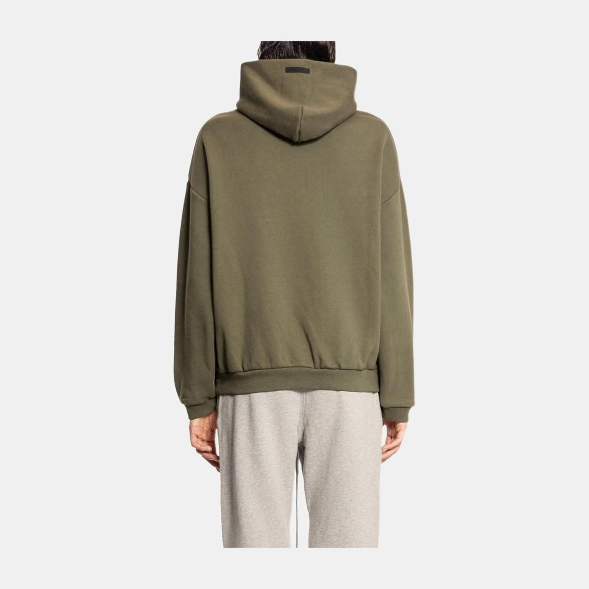 Fear of God Essentials Fleece Hoodie Military
