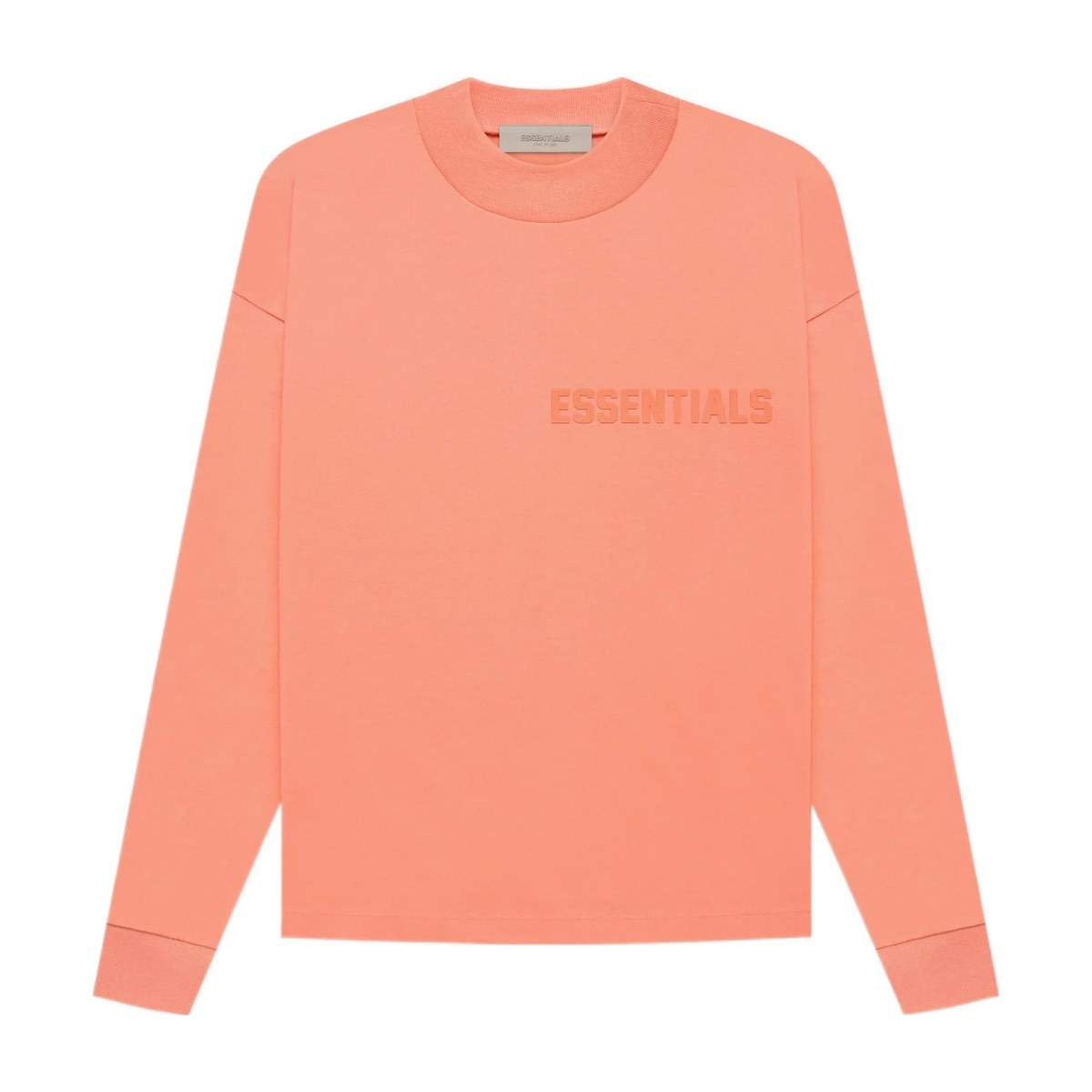 Fear of God Essentials FW22 Ls Tee Coral