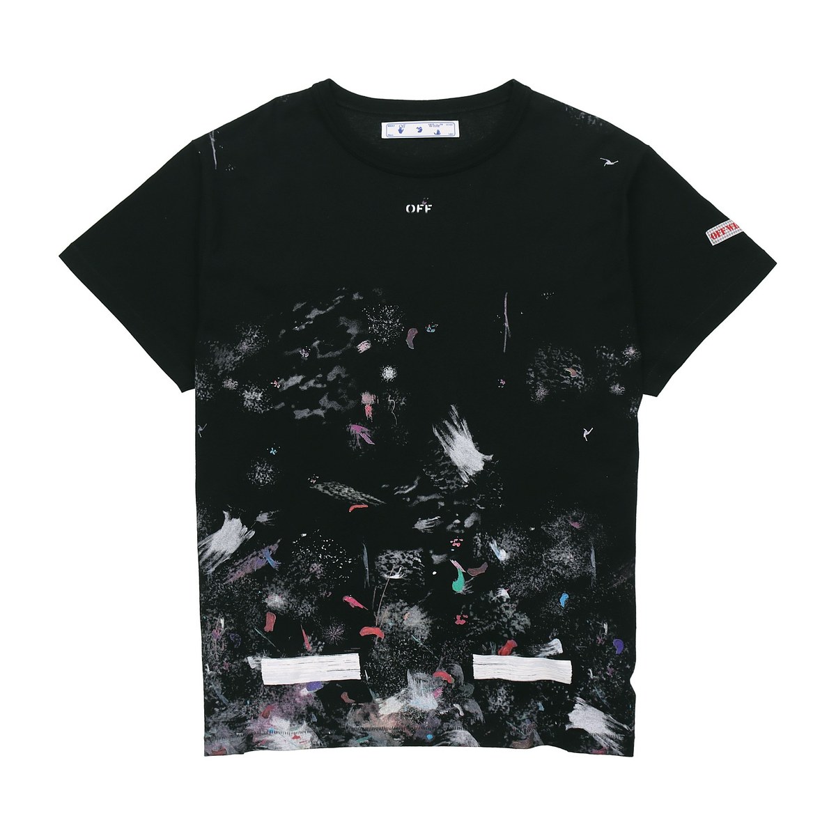 OFF-WHITE SS20 Firework Starry Ink Arrow Tee Black