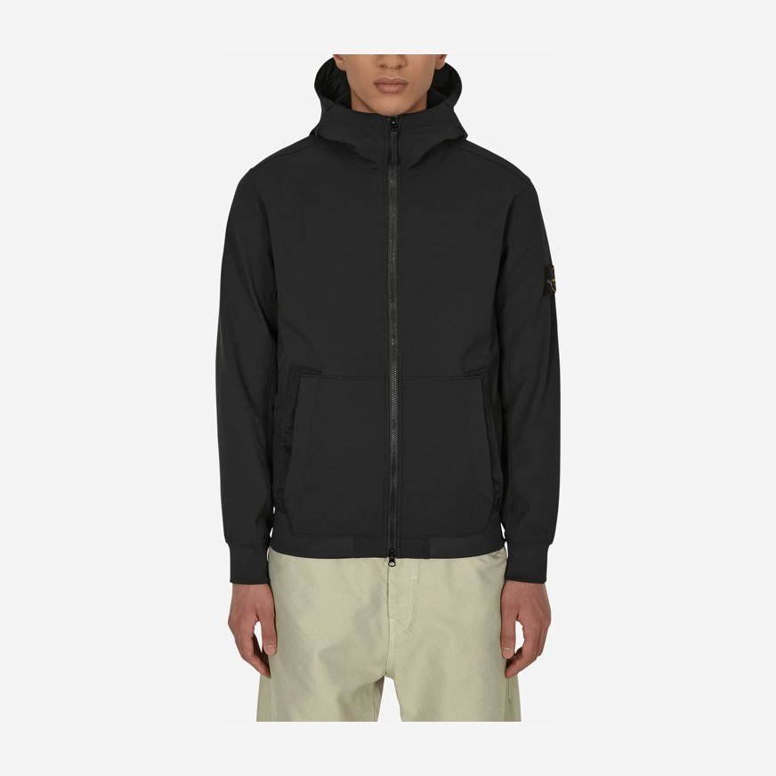 Stone Island Light Soft Shell-R Black