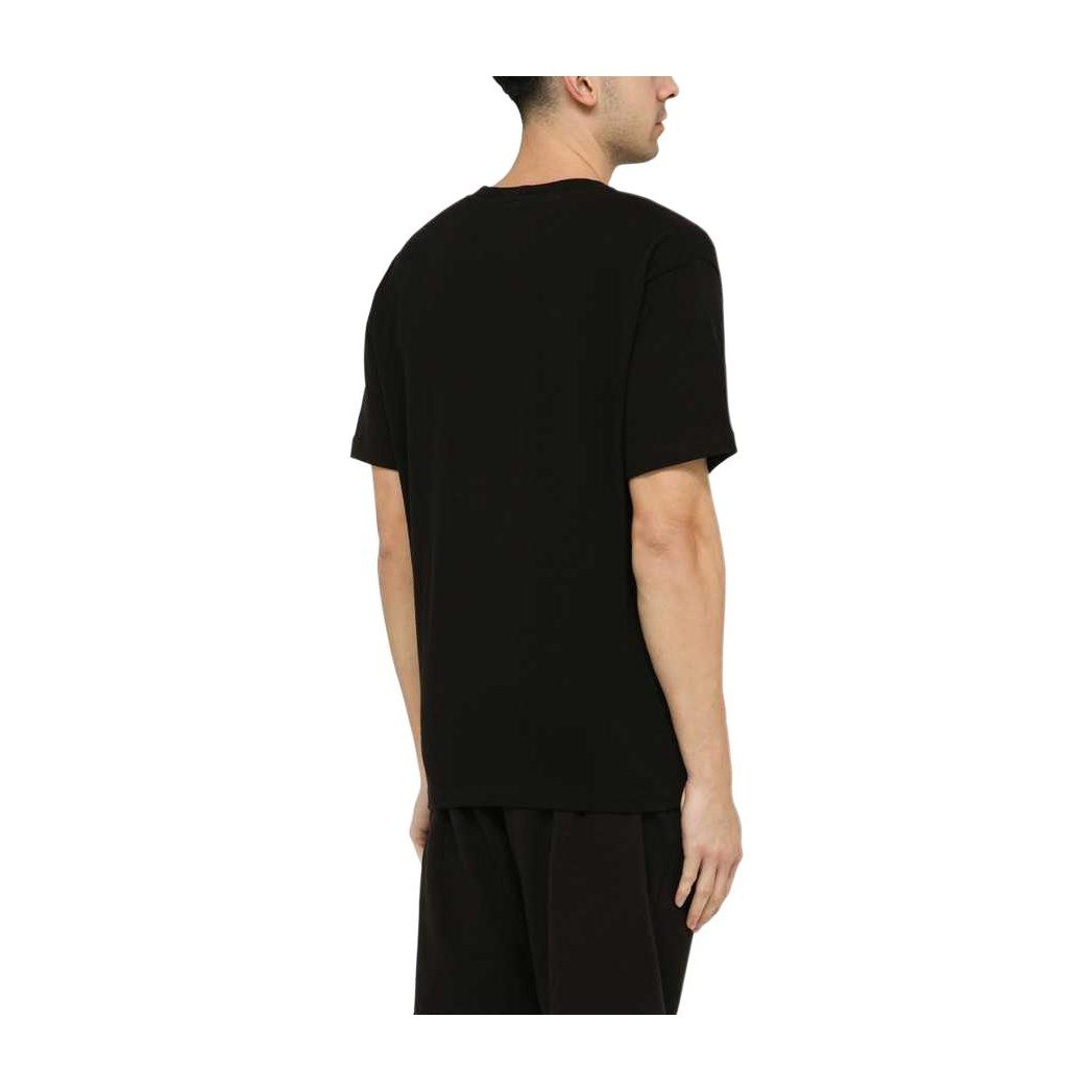 Stone Island Logo Print T-Shirt Black