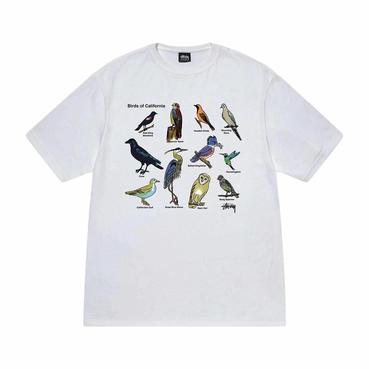 Stussy Bird Print T-Shirt