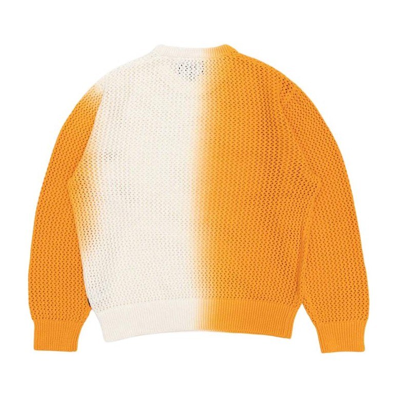 Stussy Gradient Knit Sweater Orange