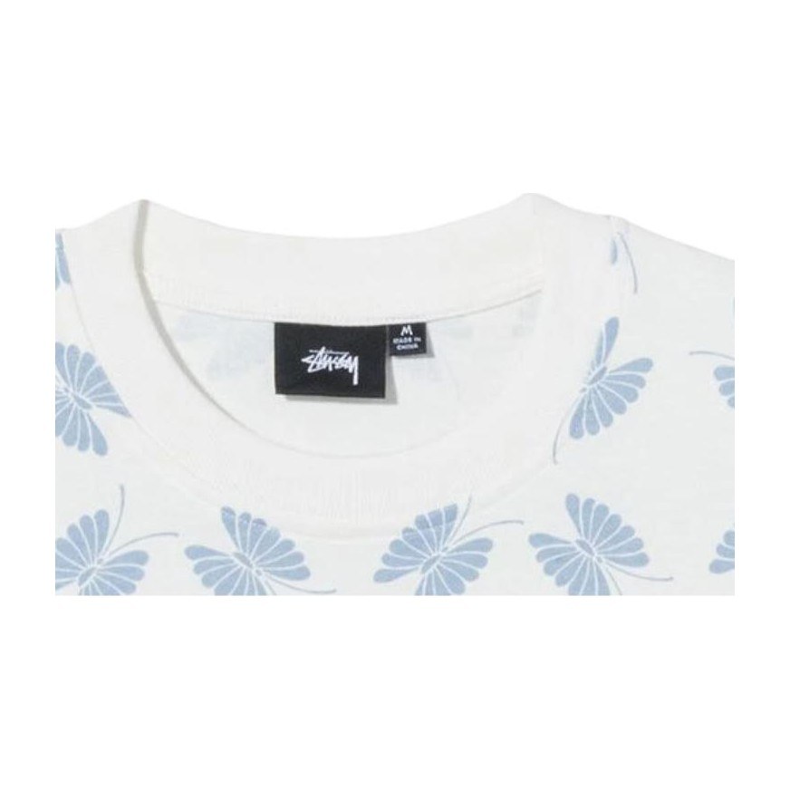 Stussy Bow Tie Crewneck Tee White