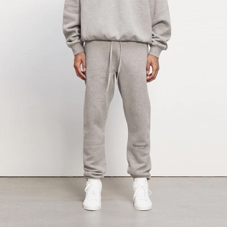 Fear of God Essentials FW20 Sweatpants Heather Oatmeal