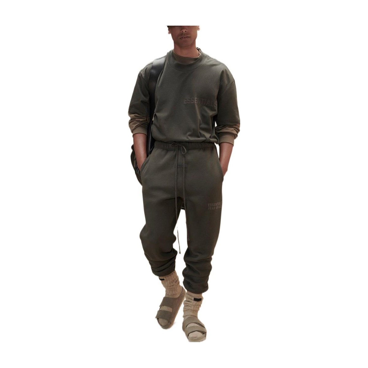 Fear of God Essentials FW22 Ss Tee Off Black