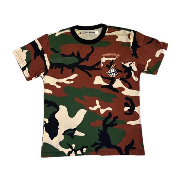 Chrome Hearts Camo Print T-Shirt