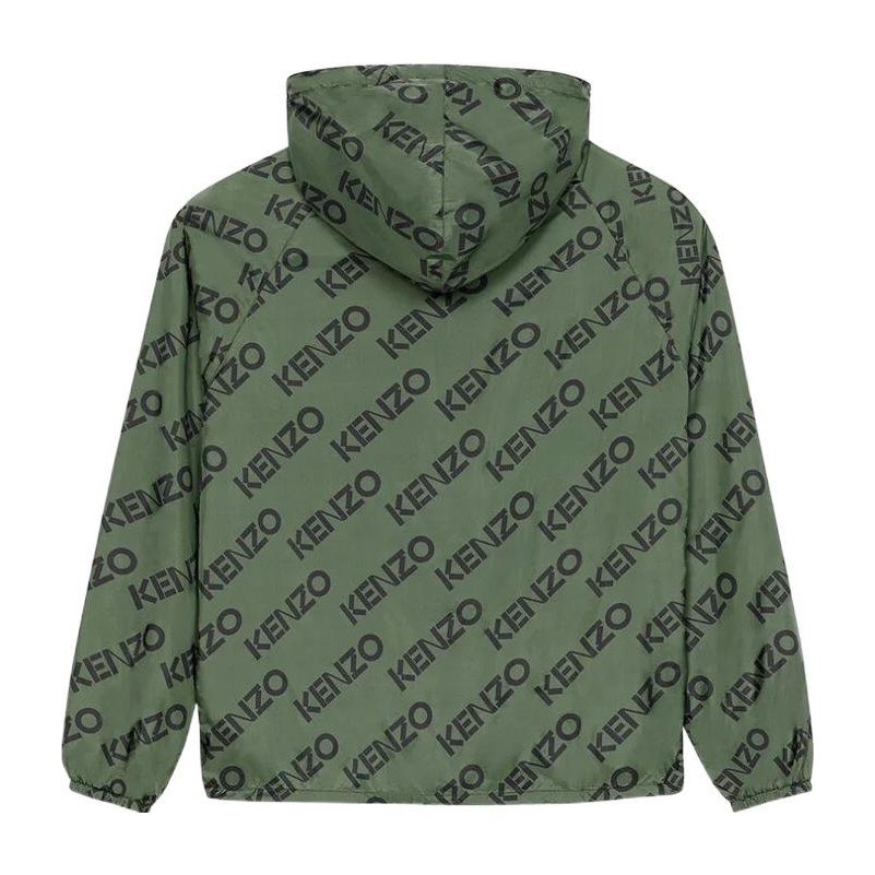 KENZO FW22 Logo Hoodie Jacket Green