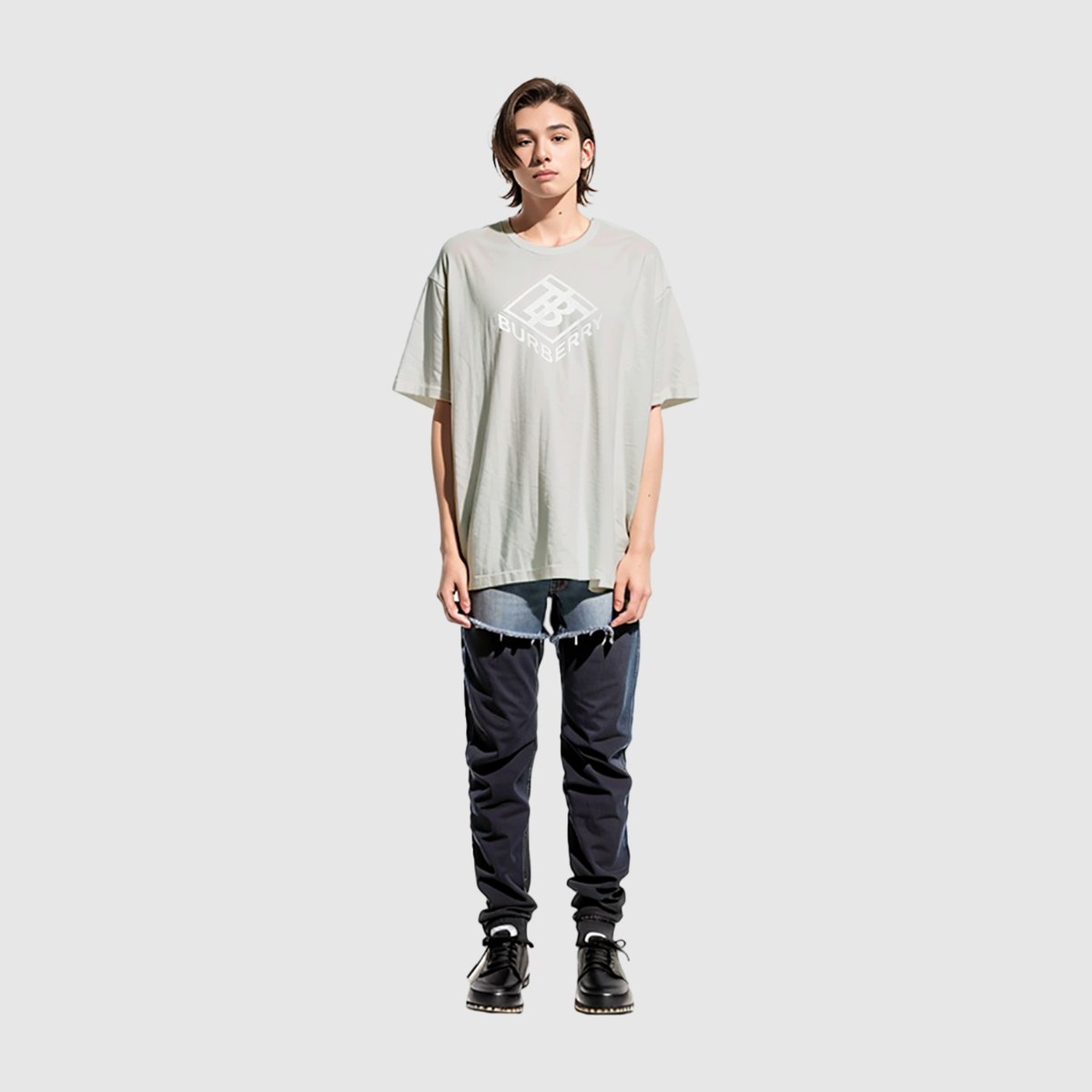 Burberry Logo Graphic Cotton Tshirt