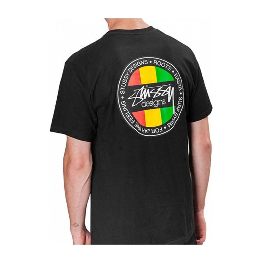 Stussy Surf Dot Tee Black