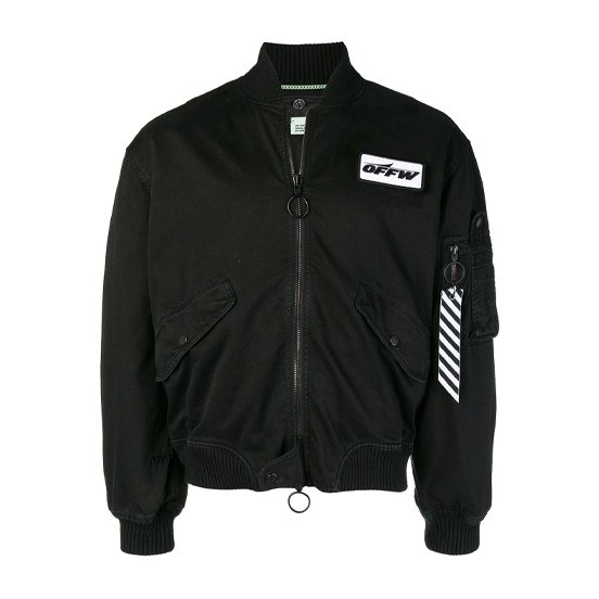 OFF-WHITE SS20 Bomber Jacket Black