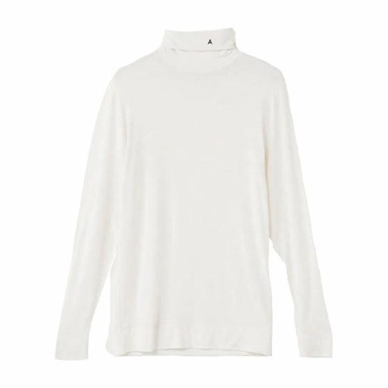 AMBUSH Temperature Regulation Turtleneck Long Sleeve Tee White