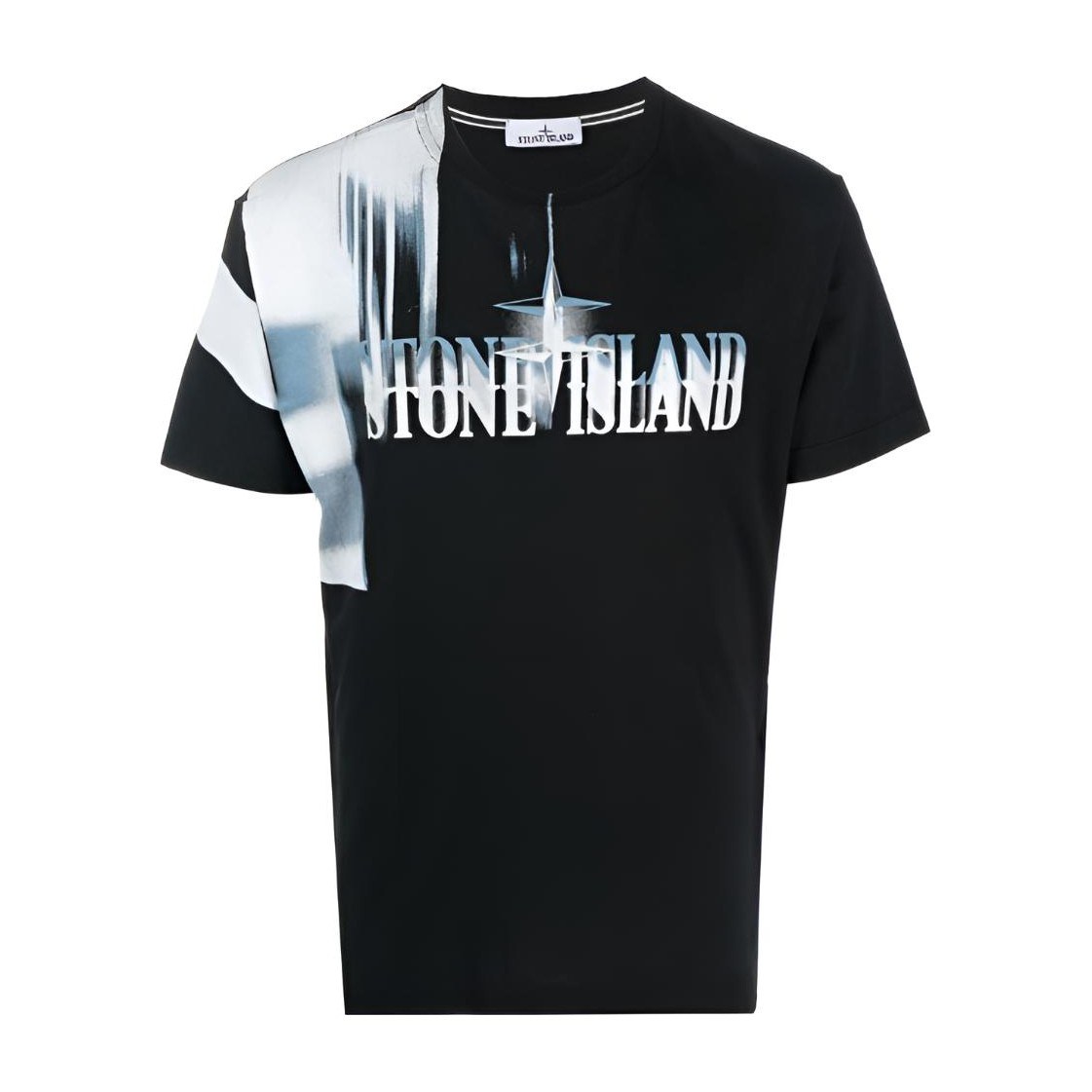 Stone Island FW22 Logo Print T-Shirt Black