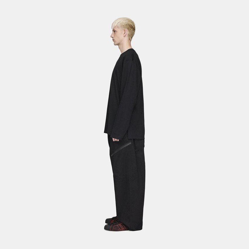 Y-3 FW25 Wide Leg Pants Black