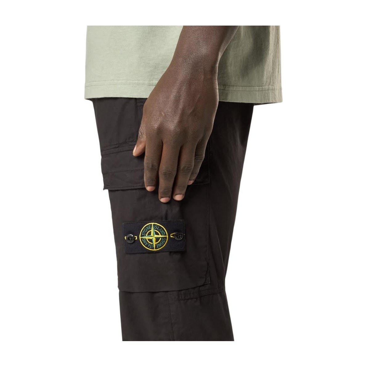 Stone Island SS25 Cargo Pants Black