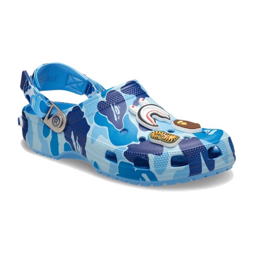 A BATHING APE x Crocs Classic Clog Blue