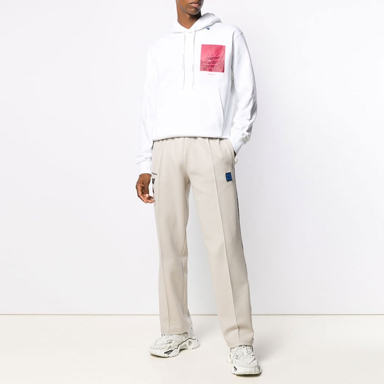 OFF-WHITE FW19 Arrow Hoodie White