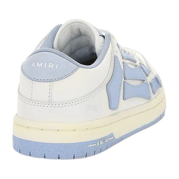 AMIRI Skel-Top Low Blue White