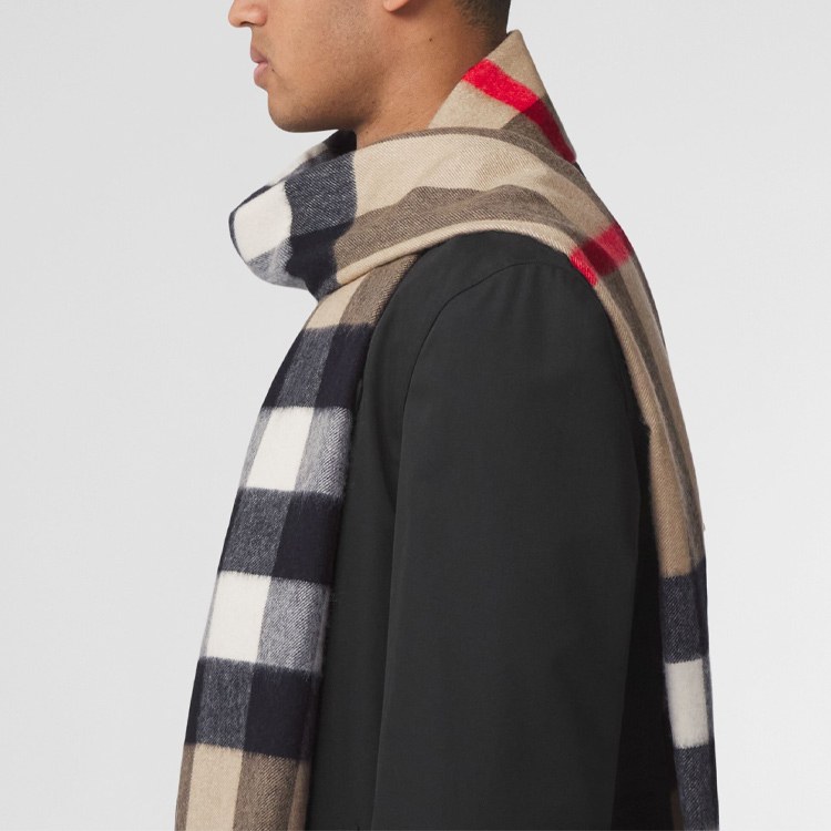 Burberry Classic Check Cashmere Scarf