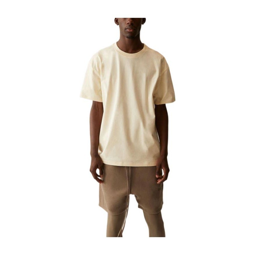 Fear of God Essentials SS21 Short Sleeve Tee Light Heather Oatmeal