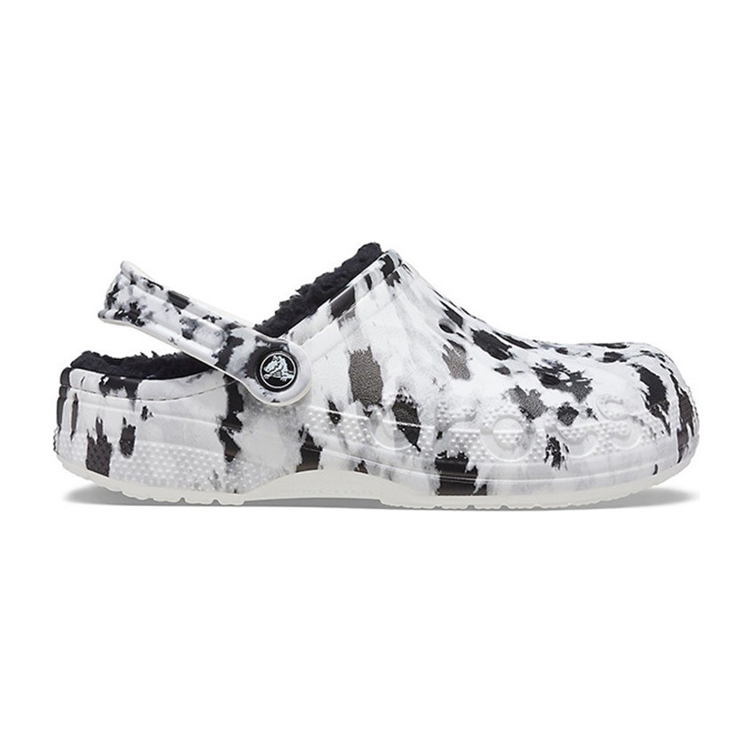 Crocs Baya Lined Clog White Grey