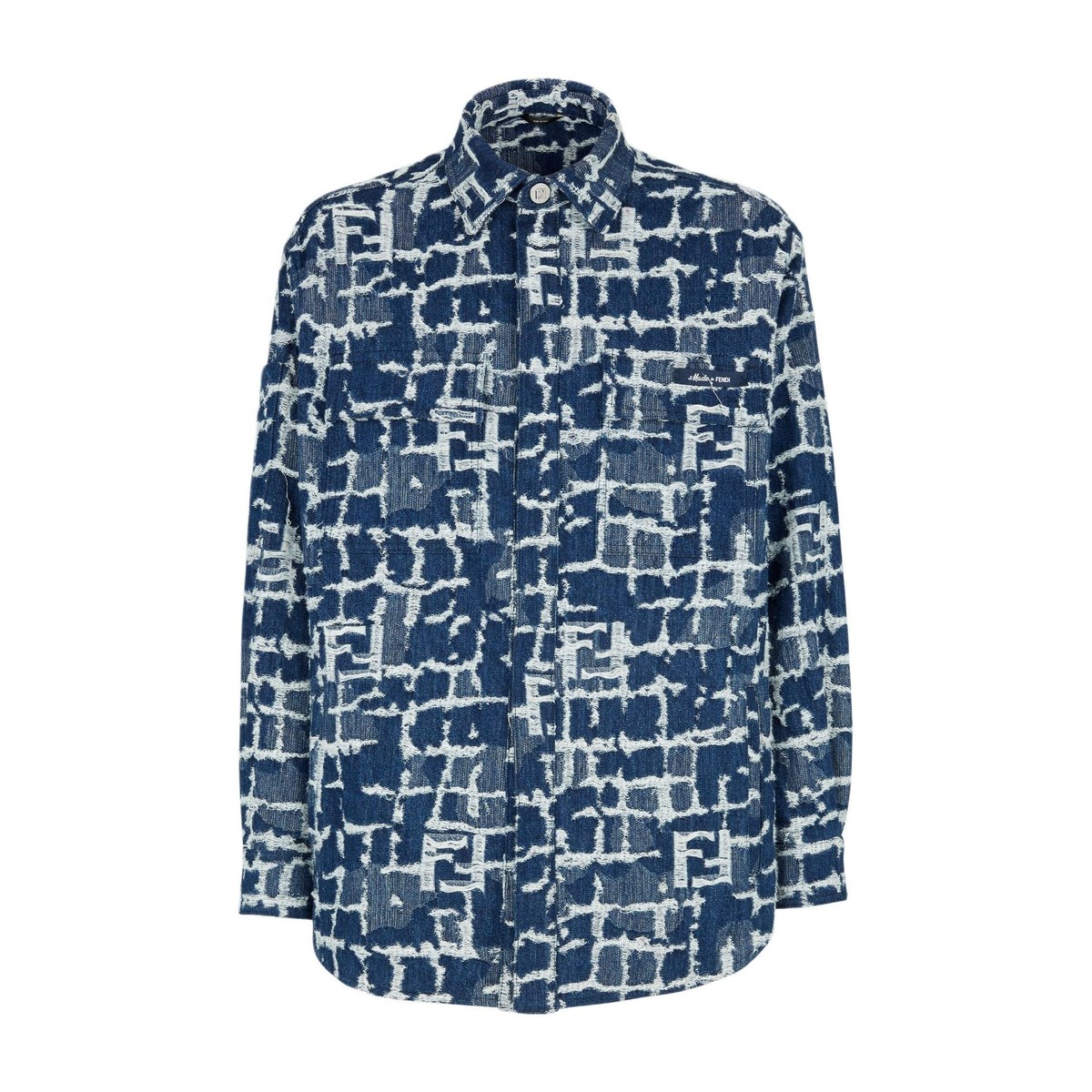 Fendi SS24 Logo Denim Jacket