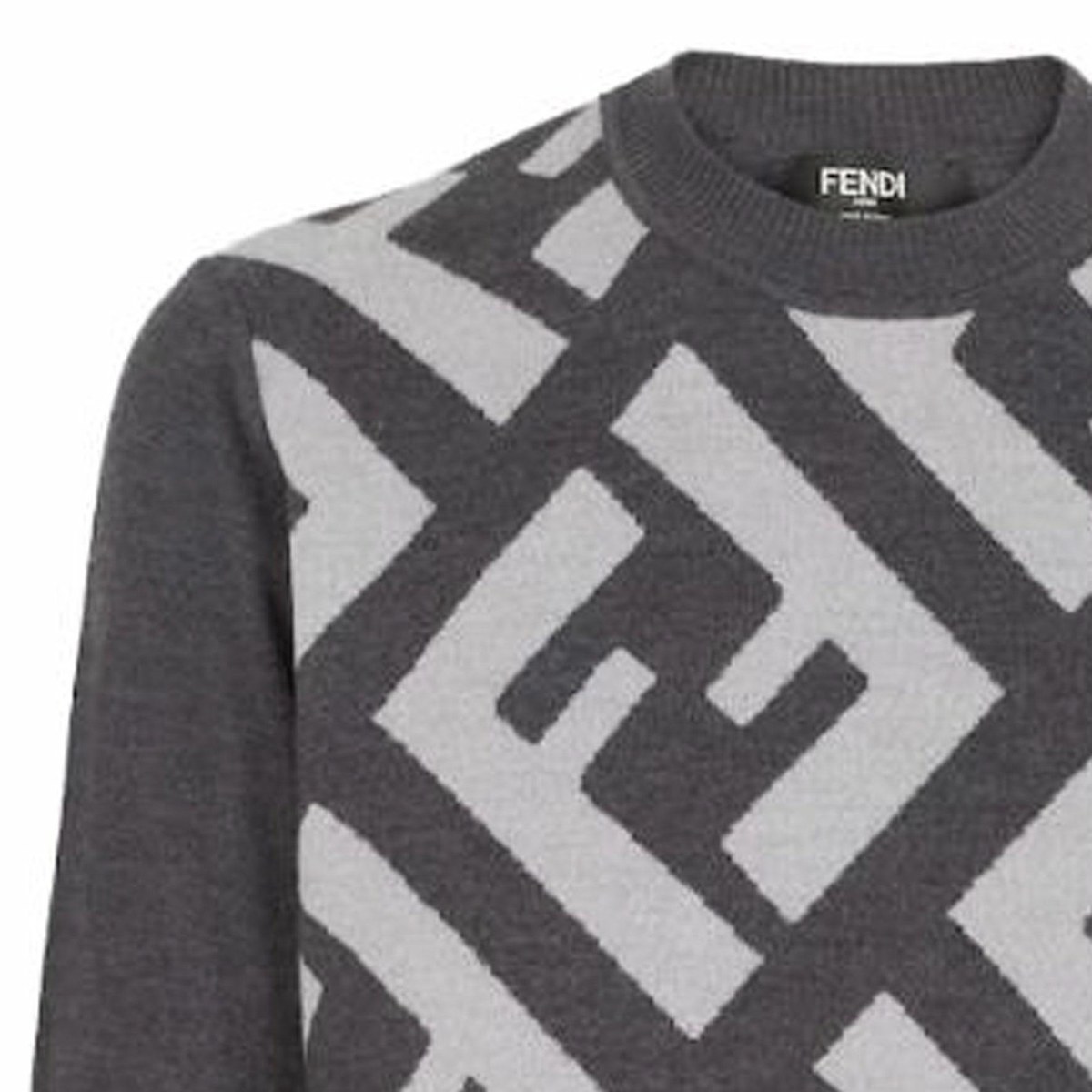 FENDI Grey Wool jumper