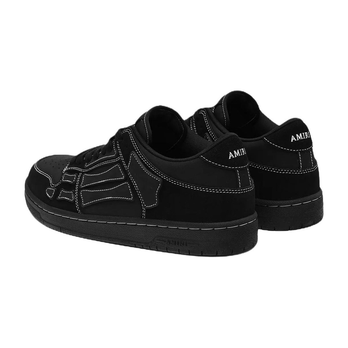 AMIRI Skel-Top Low Black