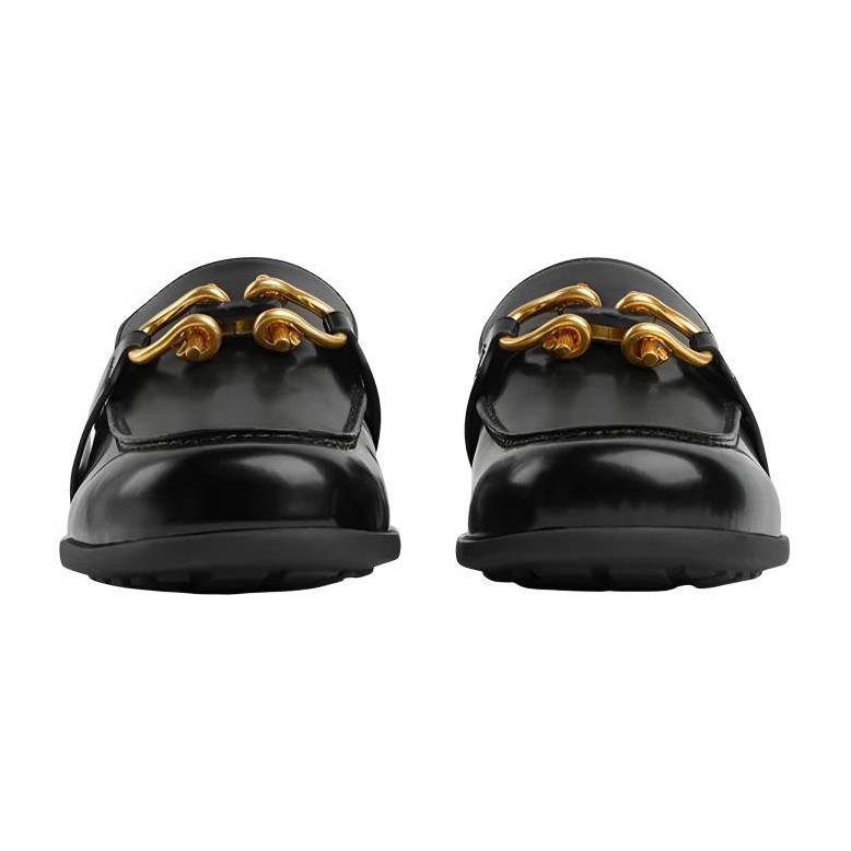 Bottega Veneta Leather Loafers Black