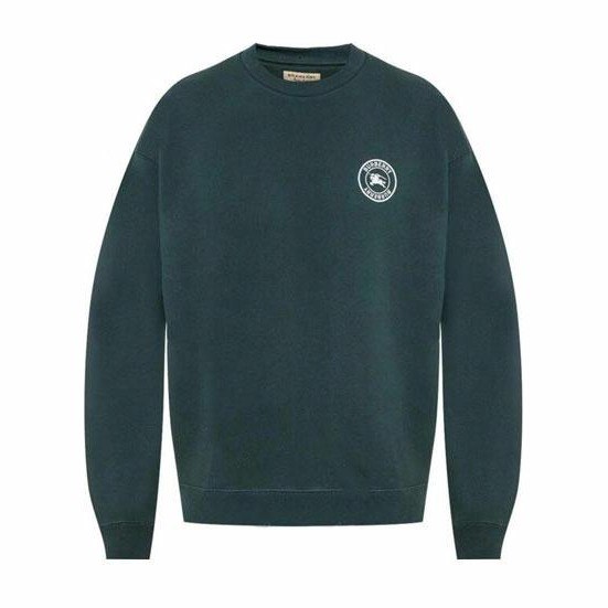 Burberry FW22 Logo Crewneck Sweatshirt Green