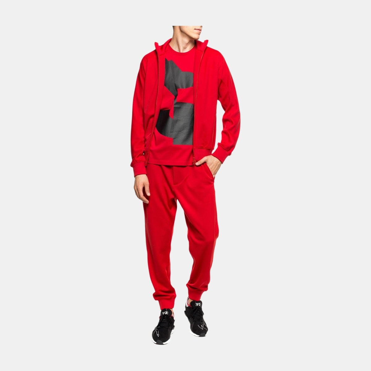 Y-3 U Classic Track Pants Red