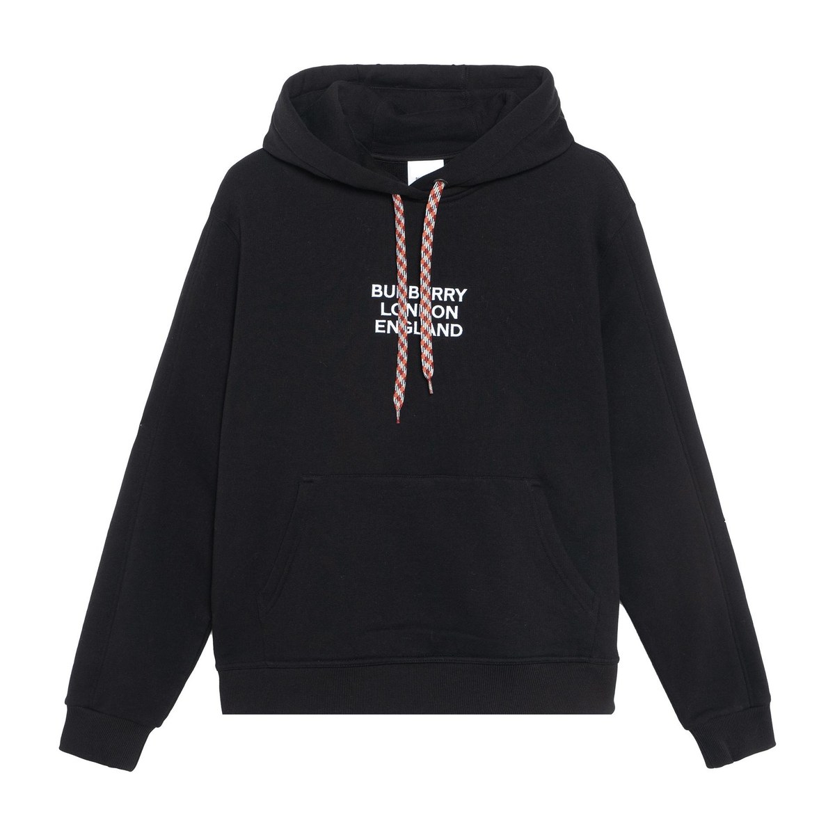 Burberry Embroidered Logo Hoodie Black