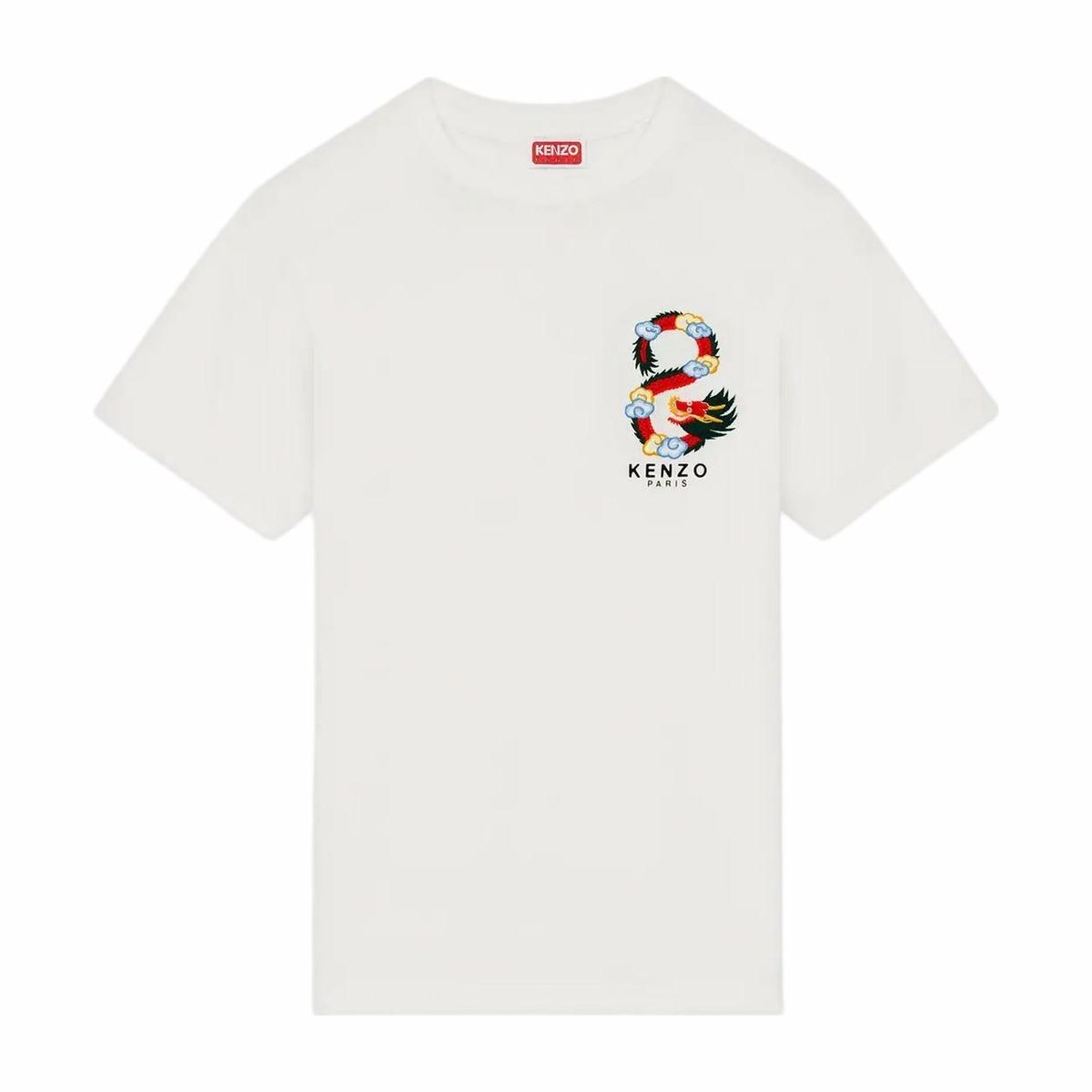 KENZO SS24 Logo Embroidered T-Shirt
