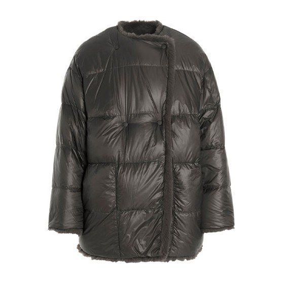Moncler Genius FW21 Asymmetric Button Down Jacket Mud Brown
