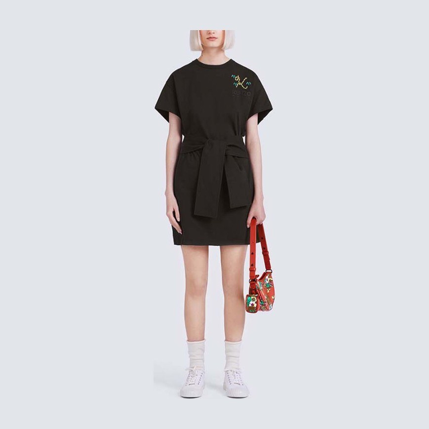 KENZO FW22 Logo Dress Black