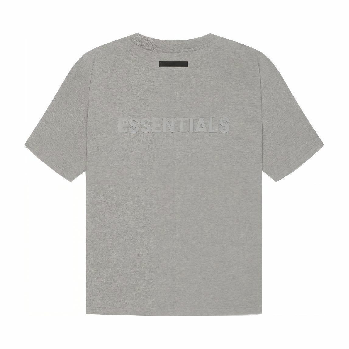 Fear of God Essentials SS21 Short Sleeve Tee Dark Heather Oatmeal
