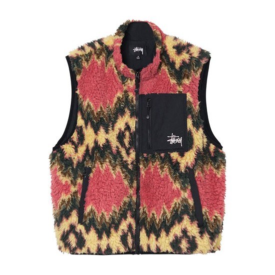 Stussy Fillmore Sherpa Vest