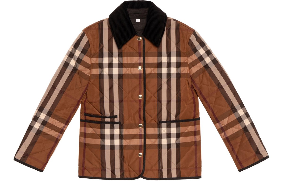 Burberry FW22 Check Jacket Brown