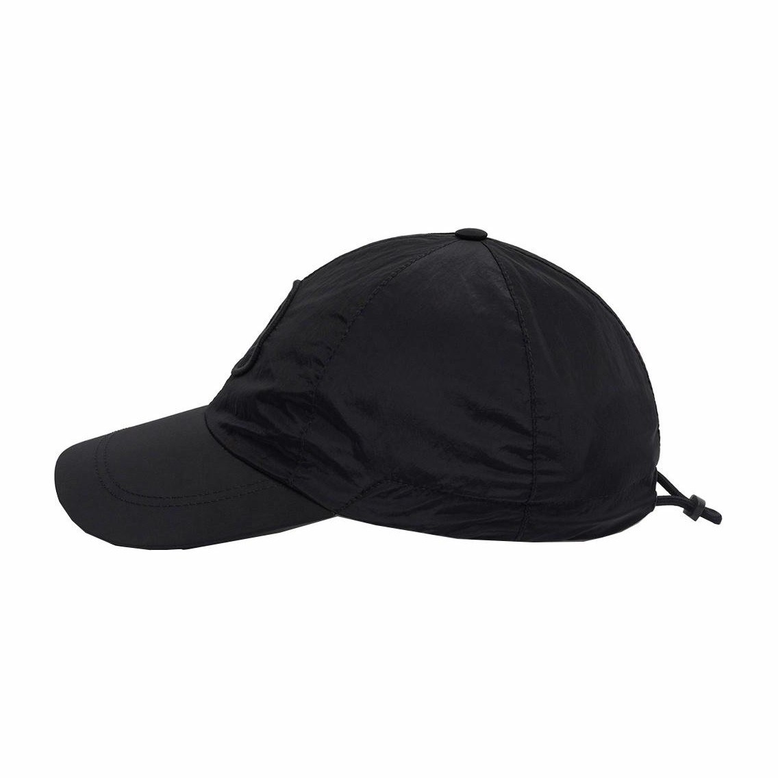 Stone Island Nylon Baseball Cap Black