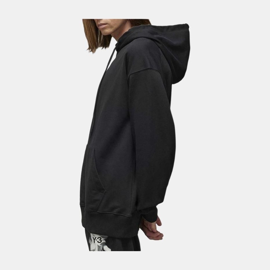 Y-3 Floral Print Hoodie Black