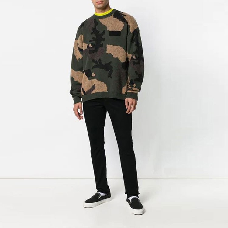 OFF-WHITE SS19 Camo Sweater