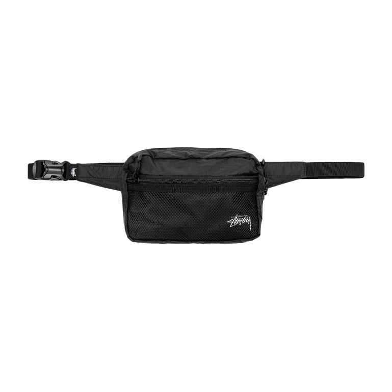 Stussy Nylon Crossbody Bag Black
